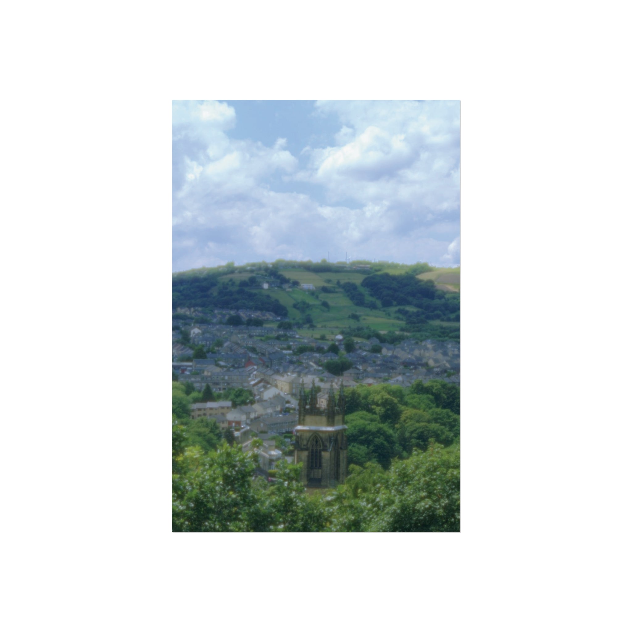 Fine Art Poster — Lush Countryside Landscape Print