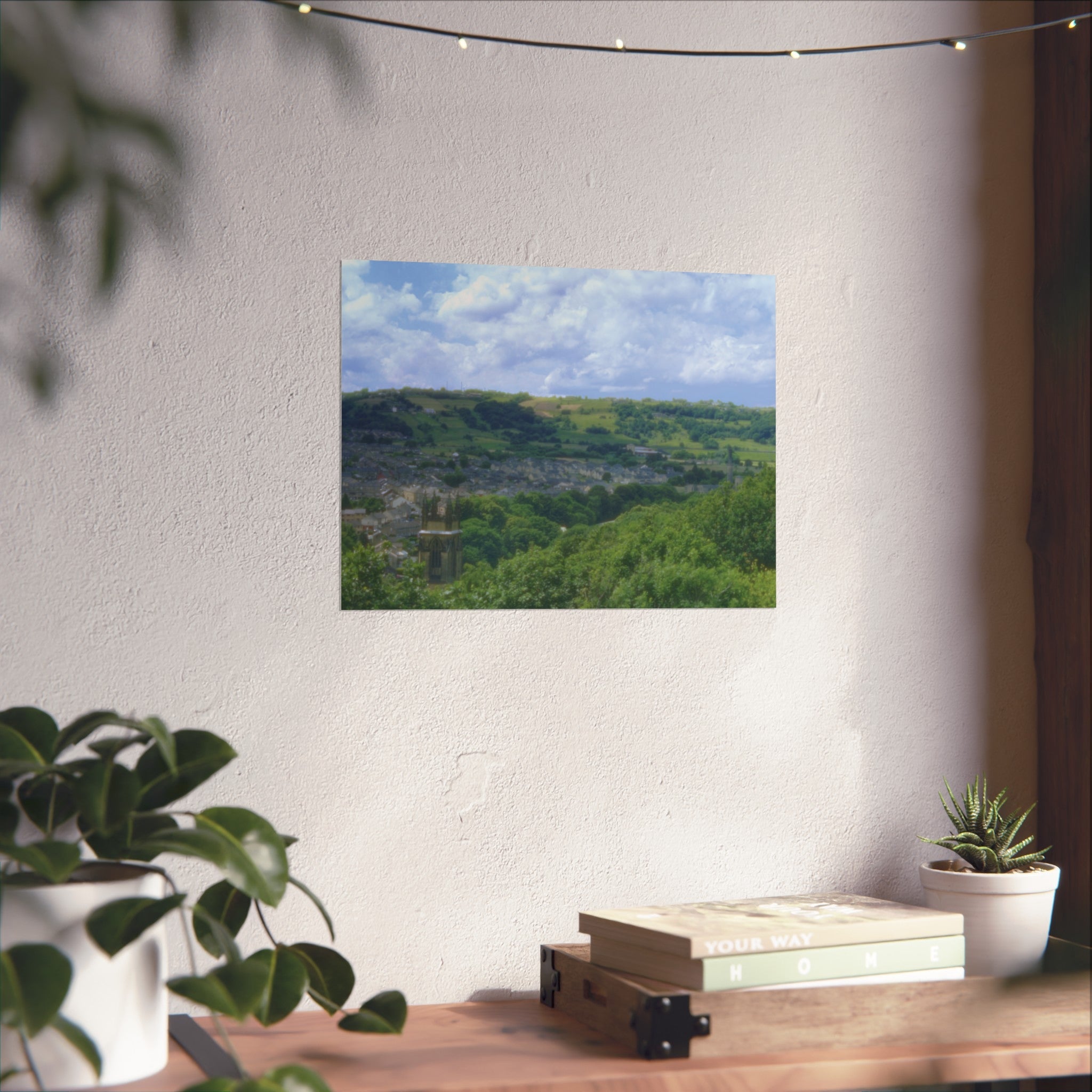 Fine Art Poster — Lush Countryside Landscape Print