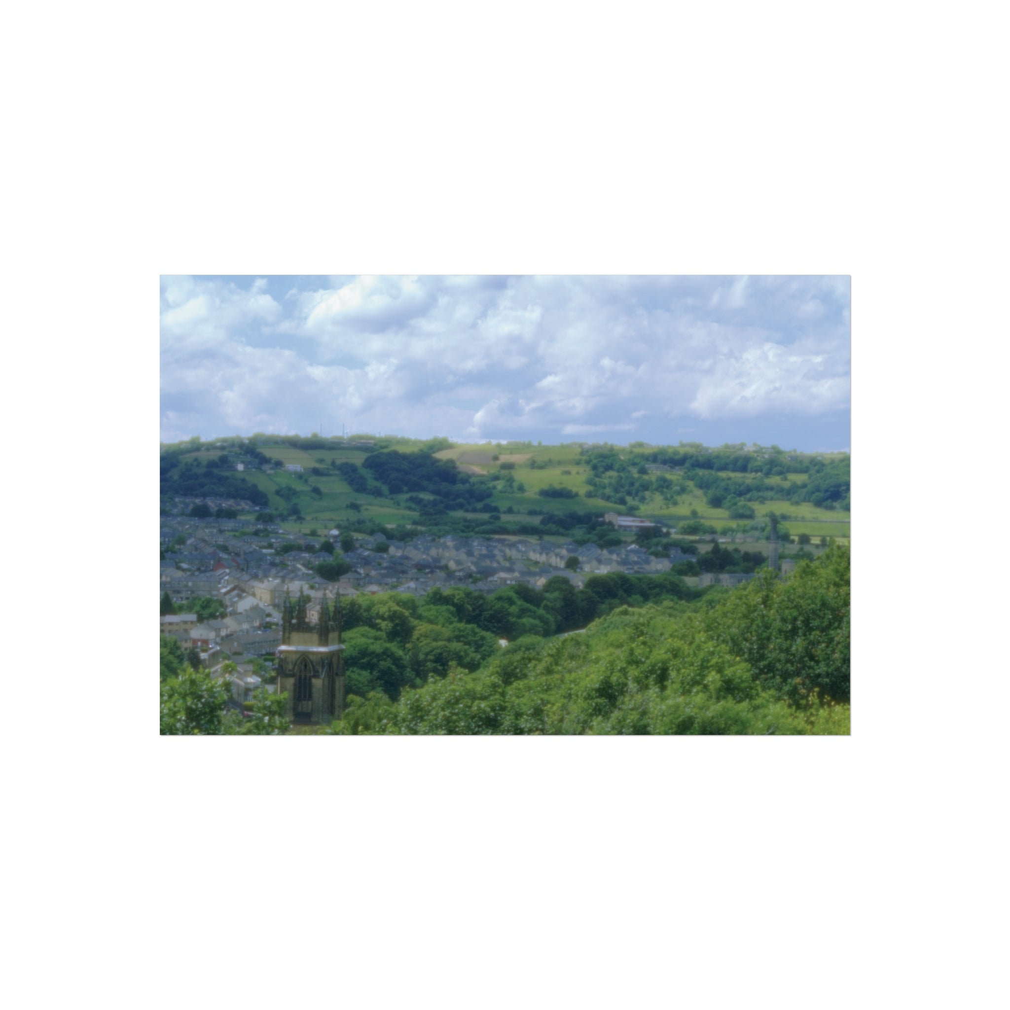 Fine Art Poster — Lush Countryside Landscape Print