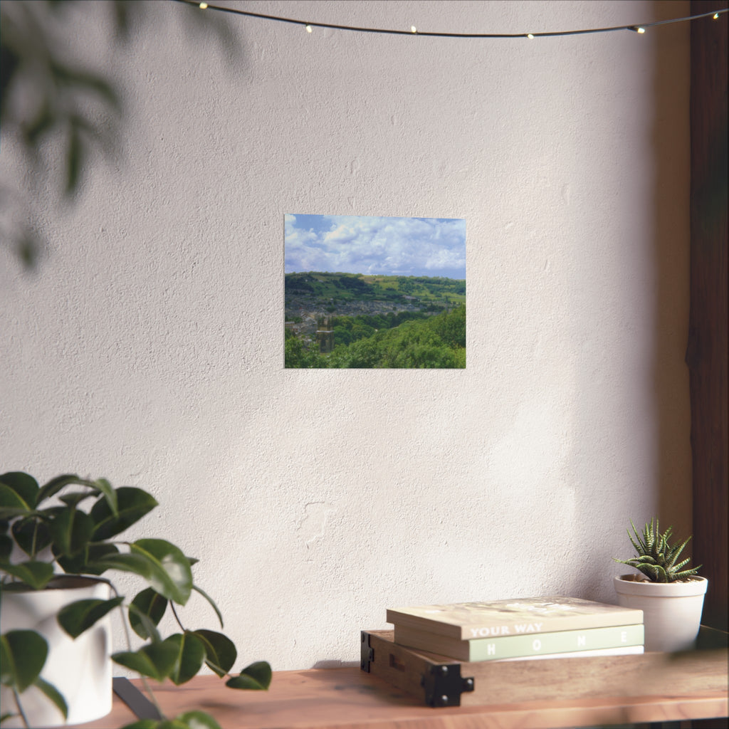 Fine Art Poster — Lush Countryside Landscape Print