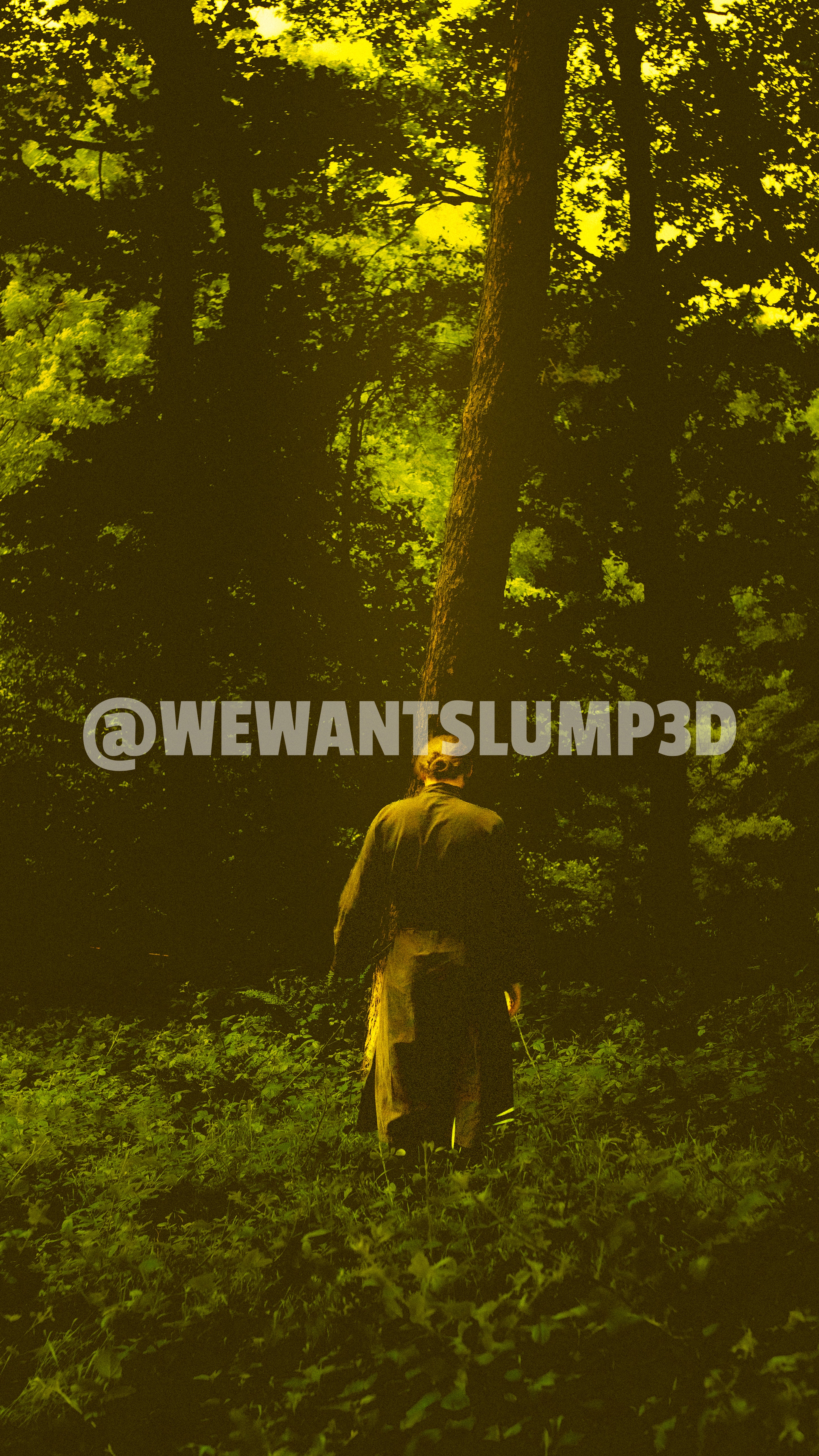 Lone Figure Disappearing Into The Forest | Fine Art Portrait Photography